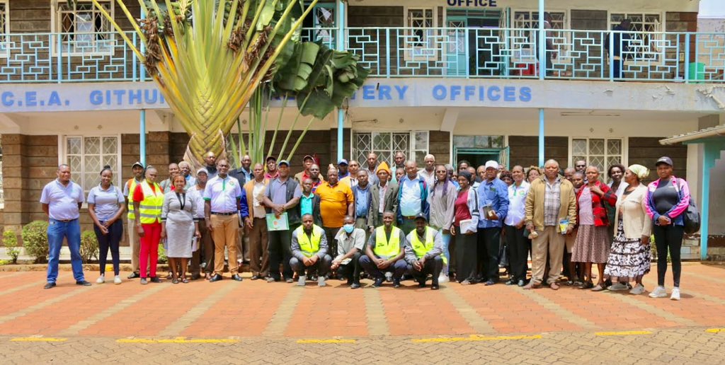 Enhancing farmer awareness on the use of certified seed :KEPHIS and Seed companies convenes a farmers’ baraza in Githunguri, Kiambu County. 