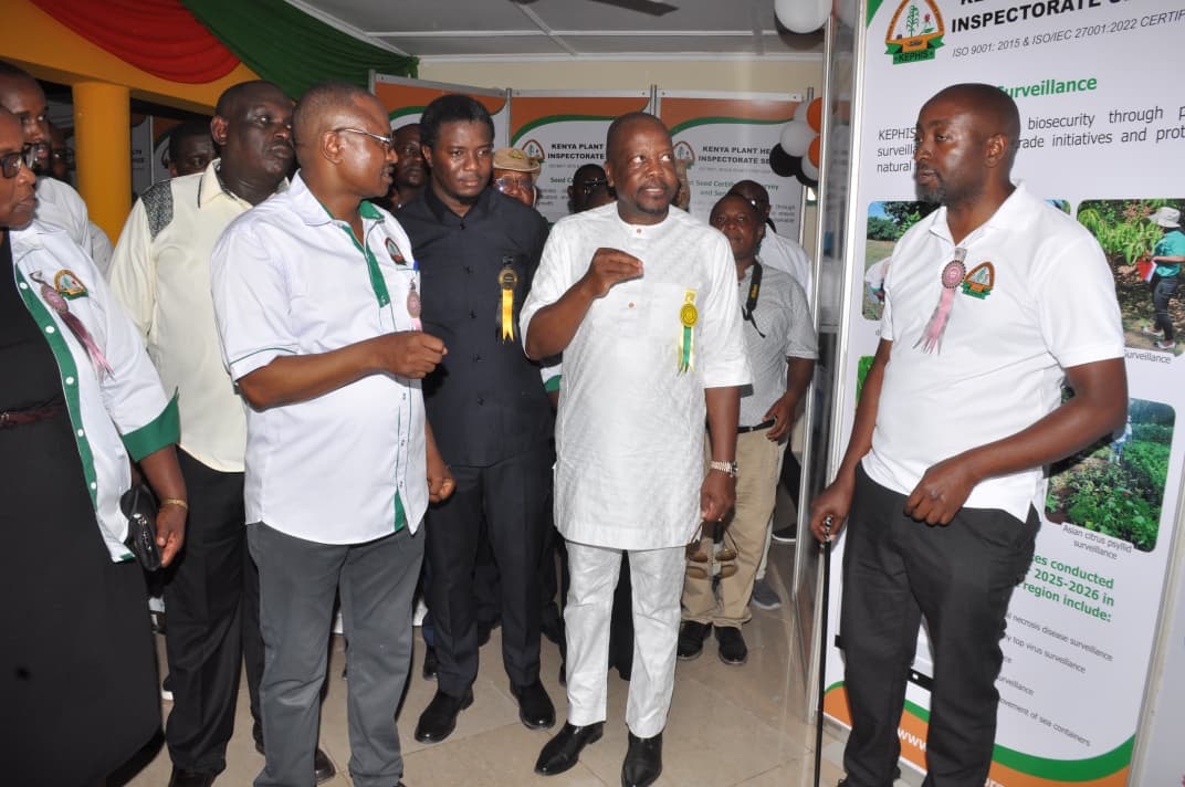 KEPHIS Showcases Agricultural Regulatory Excellence as CS Mutahi Kagwe Visits Mombasa ASK Show Stand 
