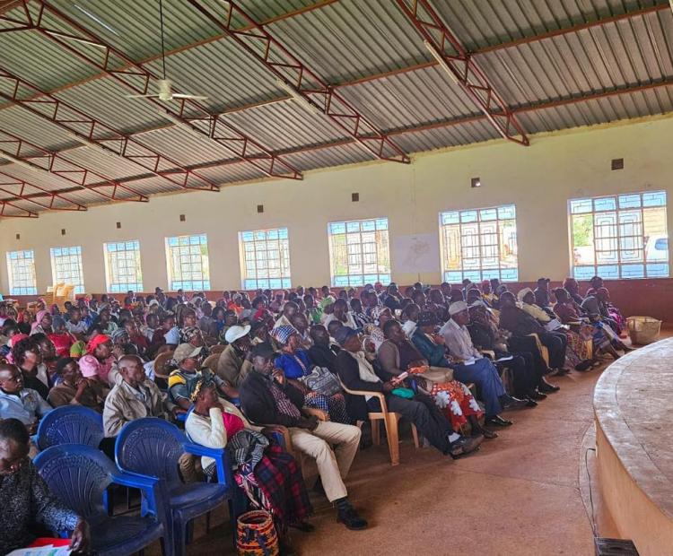 Day 2 of farmers training in Tawa, Makueni County