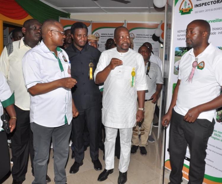 KEPHIS Showcases Agricultural Regulatory Excellence as CS Mutahi Kagwe Visits Mombasa ASK Show Stand 